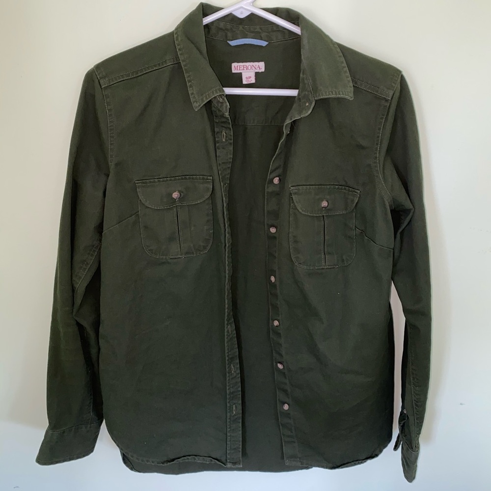 Green Cargo Jacket - Picture 4 of 4